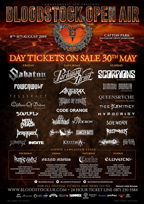 ODD CREW CONFIRM BLOODSTOCK OPEN AIR AND THE UNICORN CAMDEN